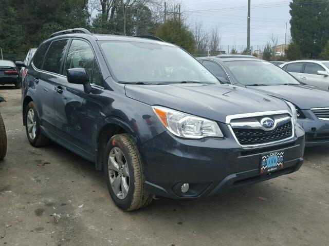 JF2SJAHC4EH457169 - 2014 SUBARU FORESTER 2 GRAY photo 1