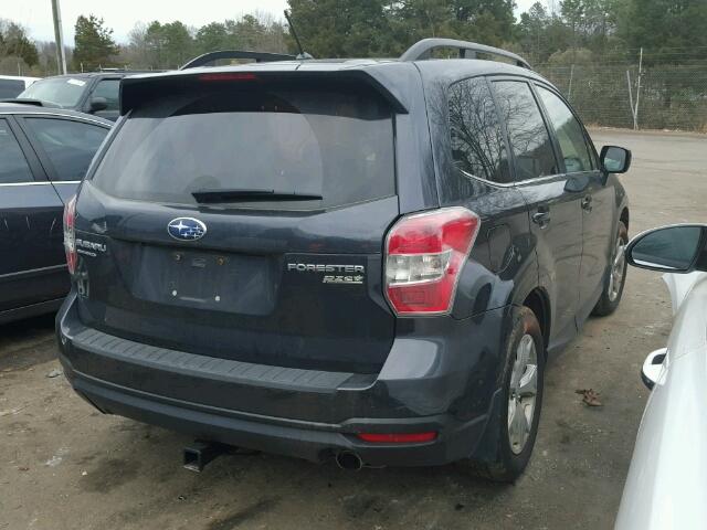 JF2SJAHC4EH457169 - 2014 SUBARU FORESTER 2 GRAY photo 4