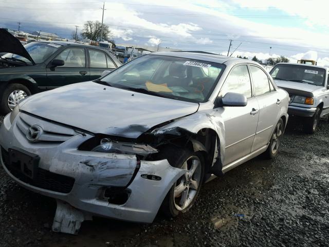 1YVHP80C775M39744 - 2007 MAZDA 6 I SILVER photo 2