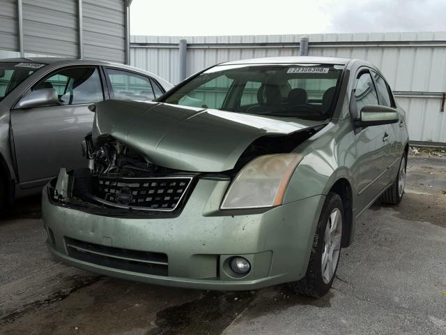 3N1AB61E28L636349 - 2008 NISSAN SENTRA 2.0 GREEN photo 2