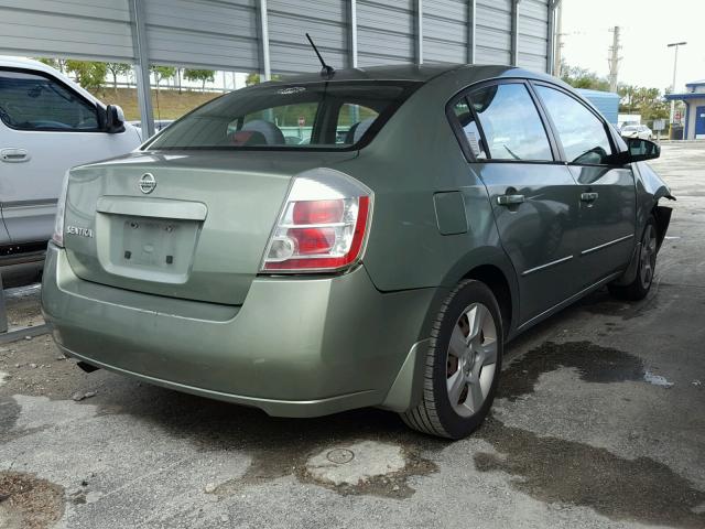 3N1AB61E28L636349 - 2008 NISSAN SENTRA 2.0 GREEN photo 4