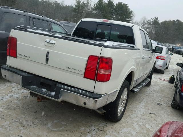 5LTPW18516FJ21500 - 2006 LINCOLN MARK LT WHITE photo 4