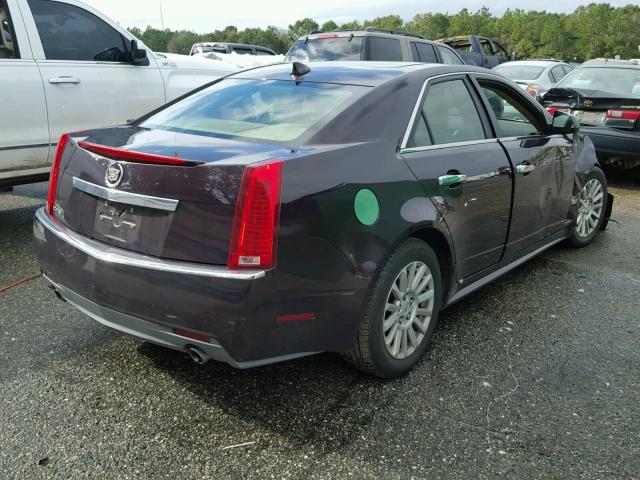 1G6DE5EGXA0139028 - 2010 CADILLAC CTS LUXURY MAROON photo 4