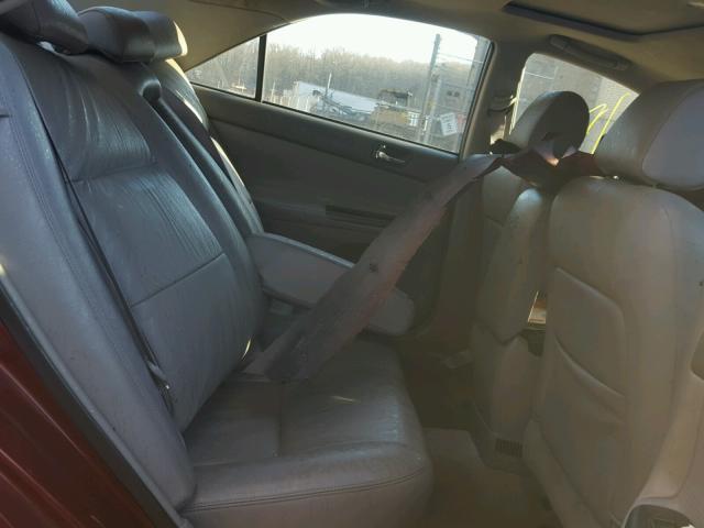 4T1BE32K75U085683 - 2005 TOYOTA CAMRY LE BURGUNDY photo 6