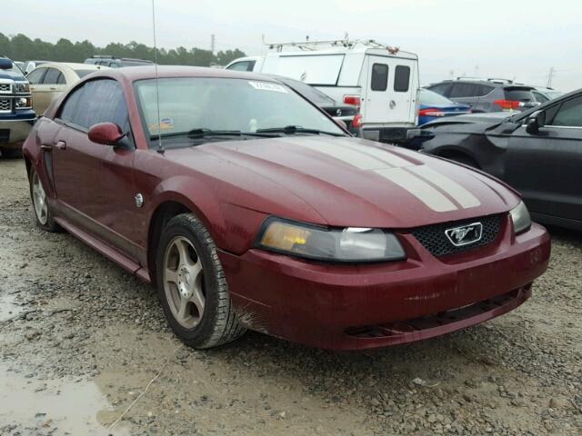 1FAFP40484F104440 - 2004 FORD MUSTANG RED photo 1