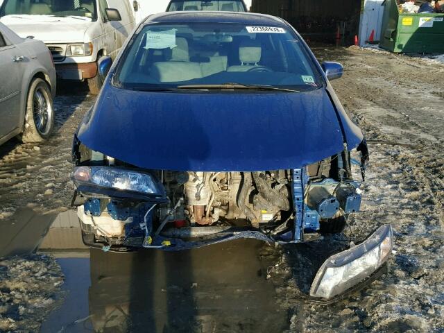 19XFB2F55EE230005 - 2014 HONDA CIVIC LX BLUE photo 9