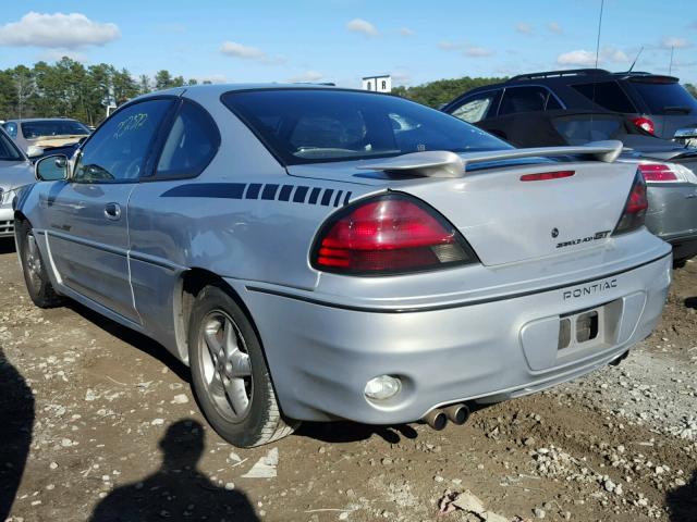 1G2NW12E5YM810123 - 2000 PONTIAC GRAND AM G SILVER photo 3