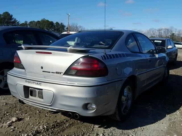 1G2NW12E5YM810123 - 2000 PONTIAC GRAND AM G SILVER photo 4