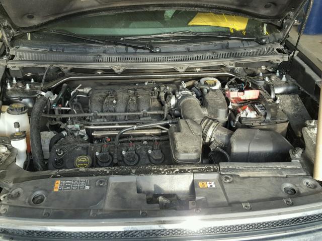 2FMGK5C89EBD24735 - 2014 FORD FLEX SEL Շագանակագույն լուսանկար 7