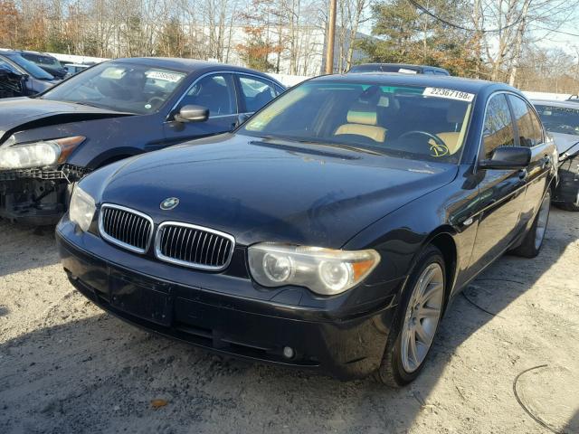 WBAGL63544DP72755 - 2004 BMW 745 I BLACK photo 2