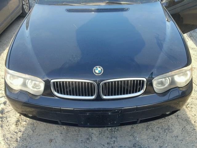 WBAGL63544DP72755 - 2004 BMW 745 I BLACK photo 7