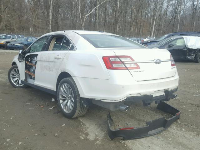 1FAHP2F87FG172040 - 2015 FORD TAURUS LIM WHITE photo 3