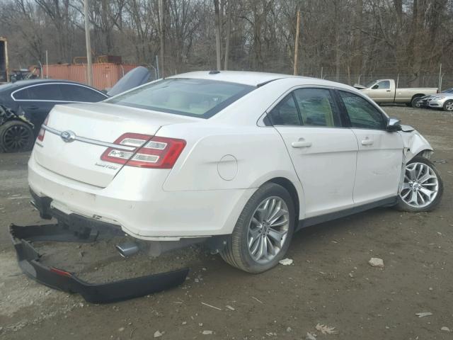 1FAHP2F87FG172040 - 2015 FORD TAURUS LIM WHITE photo 4