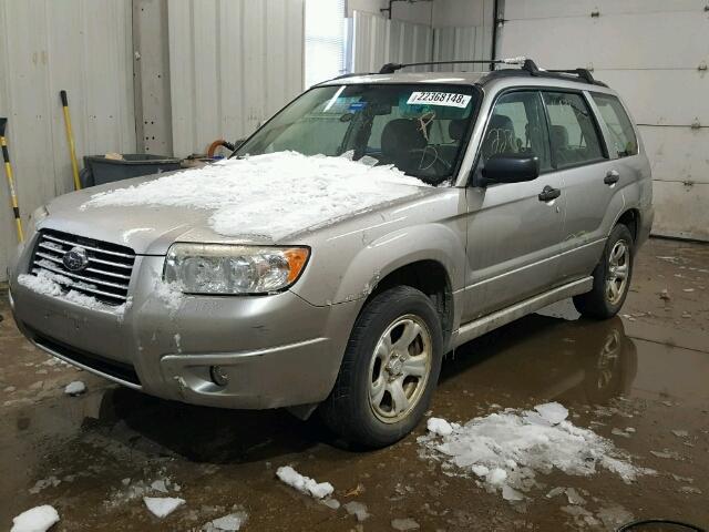 JF1SG63677H736863 - 2007 SUBARU FORESTER 2 SILVER photo 2