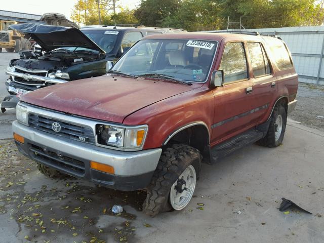 JT3VN39W5N8034108 - 1992 TOYOTA 4RUNNER VN MAROON photo 2