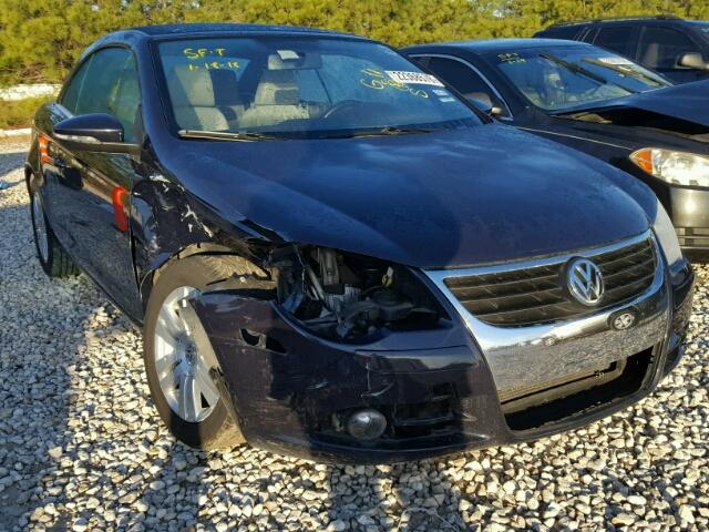 WVWBA7AH8AV021024 - 2010 VOLKSWAGEN EOS TURBO BLUE photo 1