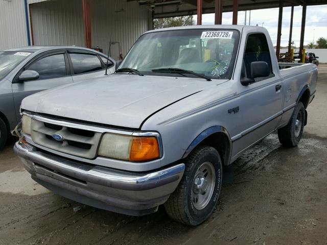 1FTCR10A8TTA36572 - 1996 FORD RANGER SILVER photo 2