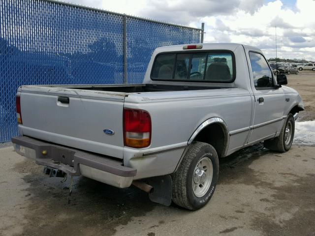 1FTCR10A8TTA36572 - 1996 FORD RANGER SILVER photo 4