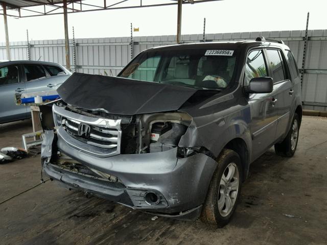 5FNYF3H47CB022769 - 2012 HONDA PILOT EX CHARCOAL photo 2