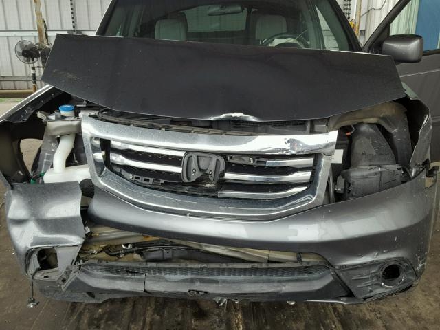 5FNYF3H47CB022769 - 2012 HONDA PILOT EX CHARCOAL photo 7