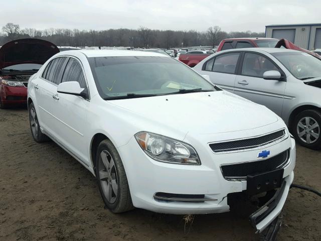 1G1ZC5EU1CF162821 - 2012 CHEVROLET MALIBU 1LT WHITE photo 1