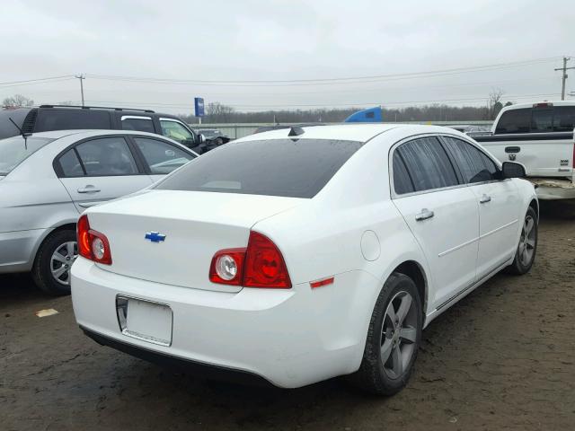 1G1ZC5EU1CF162821 - 2012 CHEVROLET MALIBU 1LT WHITE photo 4