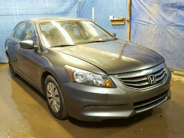 1HGCP2F36CA049046 - 2012 HONDA ACCORD LX GRAY photo 1