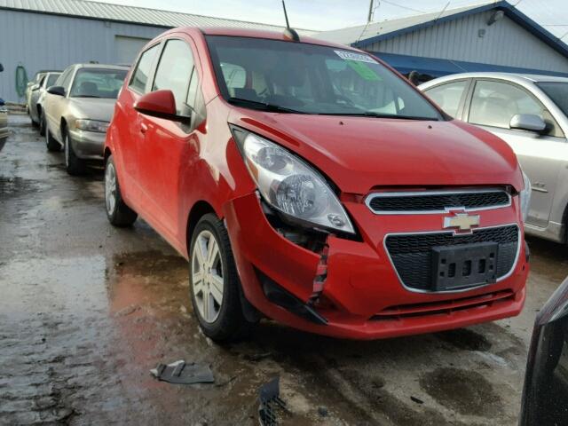 KL8CB6S99FC799296 - 2015 CHEVROLET SPARK LS RED photo 1