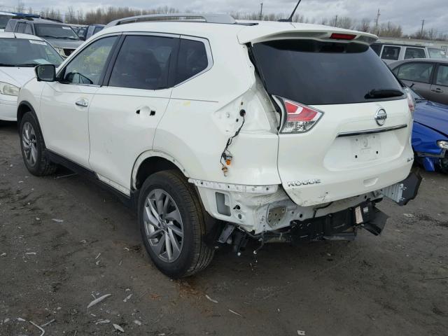 5N1AT2MV3FC754395 - 2015 NISSAN ROGUE S WHITE photo 3