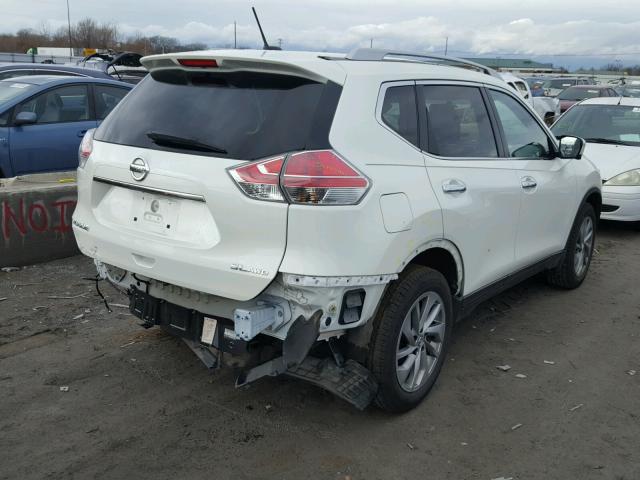 5N1AT2MV3FC754395 - 2015 NISSAN ROGUE S WHITE photo 4