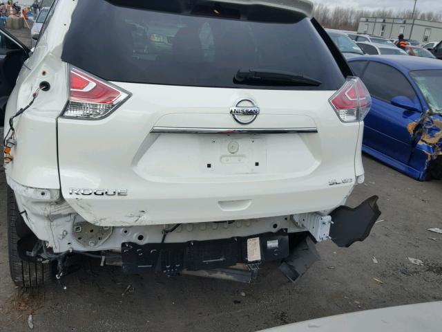 5N1AT2MV3FC754395 - 2015 NISSAN ROGUE S WHITE photo 9