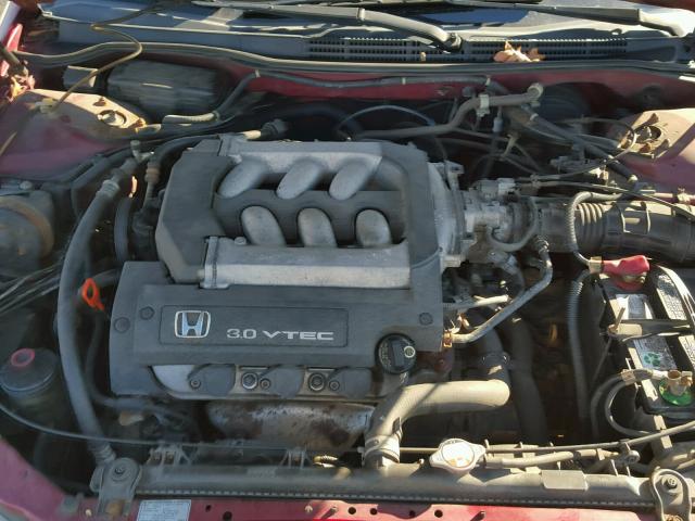 1HGCG16531A062197 - 2001 HONDA ACCORD EX RED photo 7