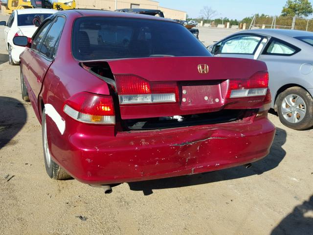 1HGCG16531A062197 - 2001 HONDA ACCORD EX RED photo 9