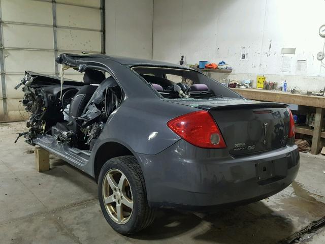 1G2ZG57NX84102528 - 2008 PONTIAC G6 BASE GRAY photo 3