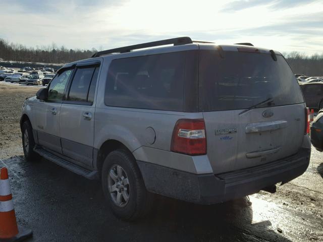 1FMFK15557LA27309 - 2007 FORD EXPEDITION SILVER photo 3