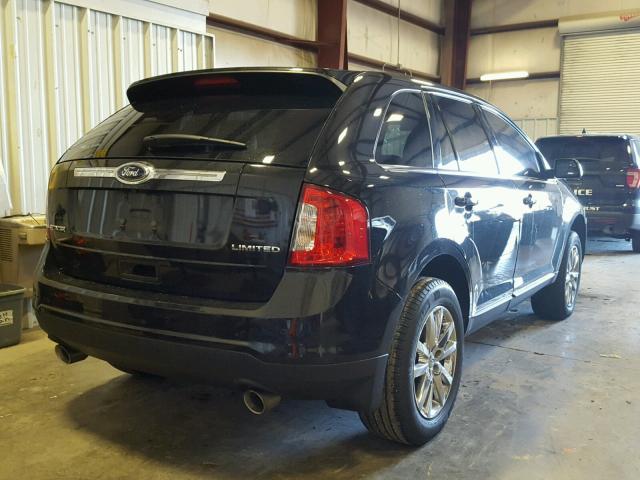 2FMDK3KC8DBA68311 - 2013 FORD EDGE LIMIT BLACK photo 4