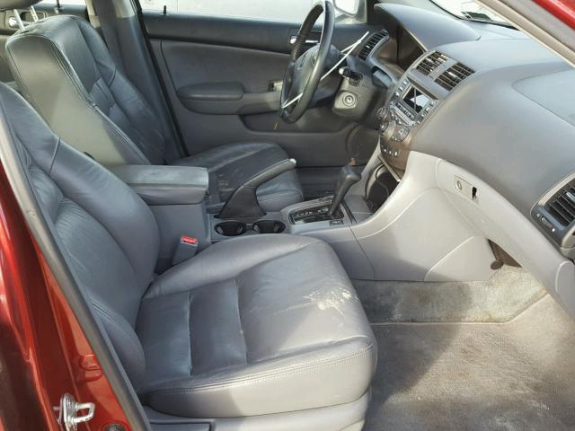 1HGCM56613A095209 - 2003 HONDA ACCORD EX MAROON photo 5