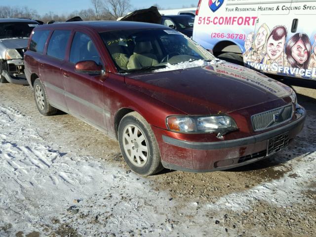 YV1SW61RX21262526 - 2002 VOLVO V70 RED photo 1