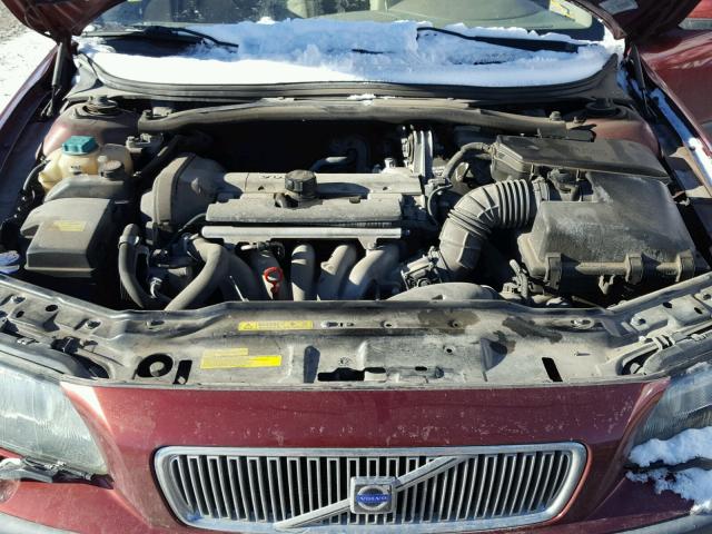 YV1SW61RX21262526 - 2002 VOLVO V70 RED photo 7