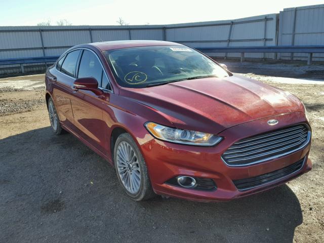 3FA6P0K90FR268398 - 2015 FORD FUSION TIT RED photo 1