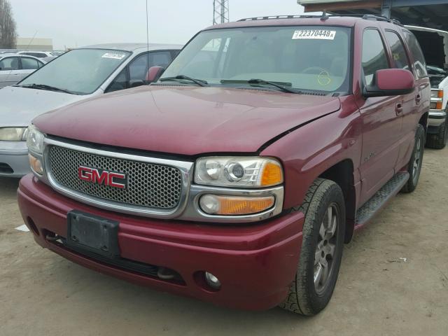 1GKEK63U46J131747 - 2006 GMC YUKON DENA RED photo 2