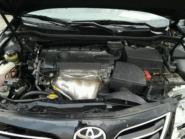 4T1BF3EK6BU702608 - 2011 TOYOTA CAMRY BASE BLACK photo 7