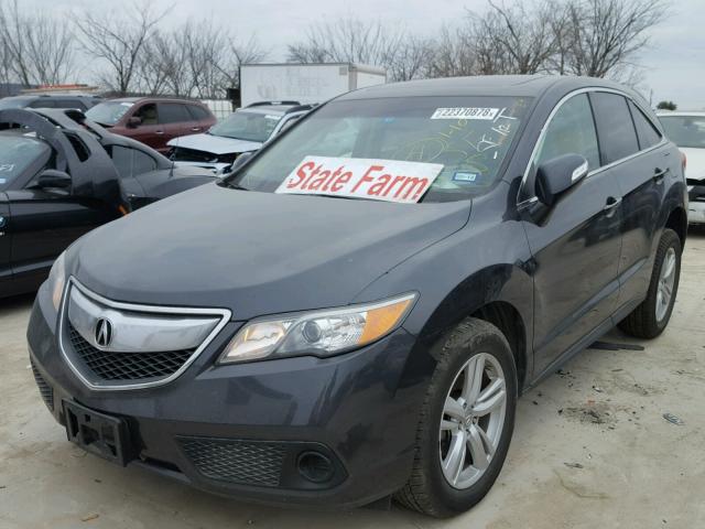 5J8TB3H38EL001153 - 2014 ACURA RDX BASE GRAY photo 2