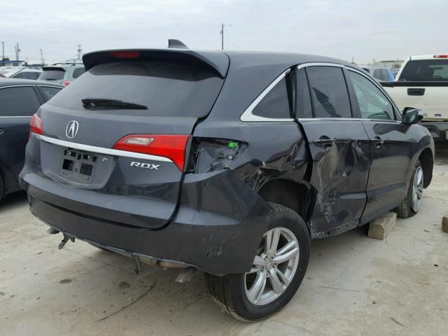 5J8TB3H38EL001153 - 2014 ACURA RDX BASE GRAY photo 4