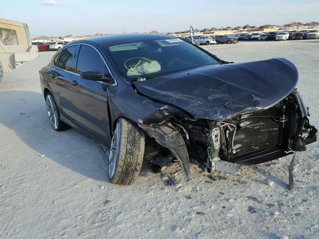 1C3CCCAB6FN602343 - 2015 CHRYSLER 200 LIMITE GRAY photo 1