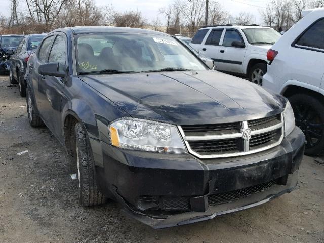 1B3LC56J98N154952 - 2008 DODGE AVENGER SX BLACK photo 1