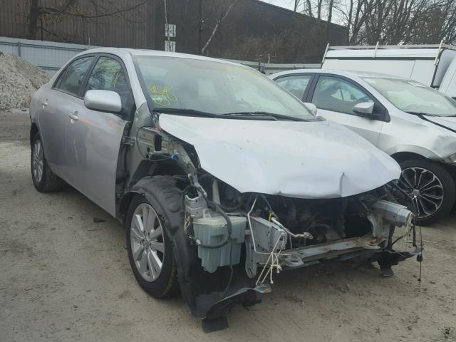 2T1BU4EE1AC266983 - 2010 TOYOTA COROLLA BA SILVER photo 1