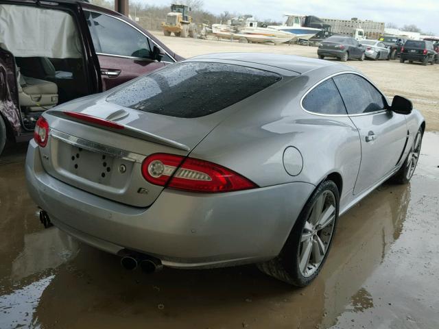 SAJWA4DC3AMB32963 - 2010 JAGUAR XKR SILVER photo 4