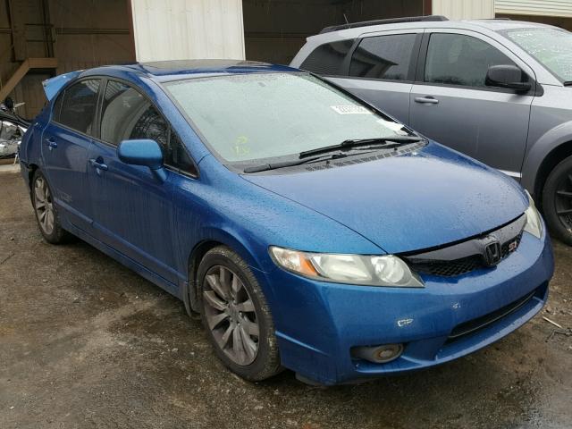 2HGFA5E5XBH700407 - 2011 HONDA CIVIC SI BLUE photo 1