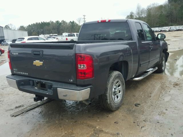 1GCRCREA7BZ347537 - 2011 CHEVROLET SILVERADO GRAY photo 4